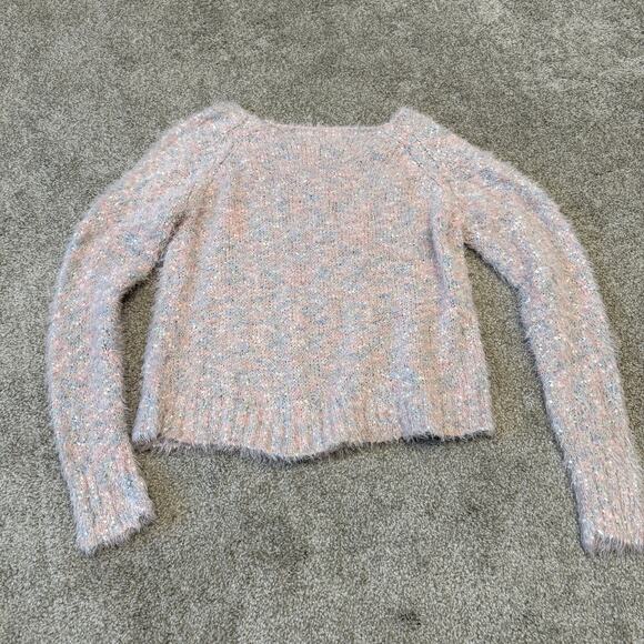 Decree XL mixed fibers fuzzy speckled sweater SP 2384 - Picture 8 of 11